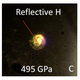 An image of metallic hydrogen from the paper: Observation of the Wigner-Huntington transition to metallic hydrogen